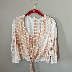 Boutique tye dye cropped top